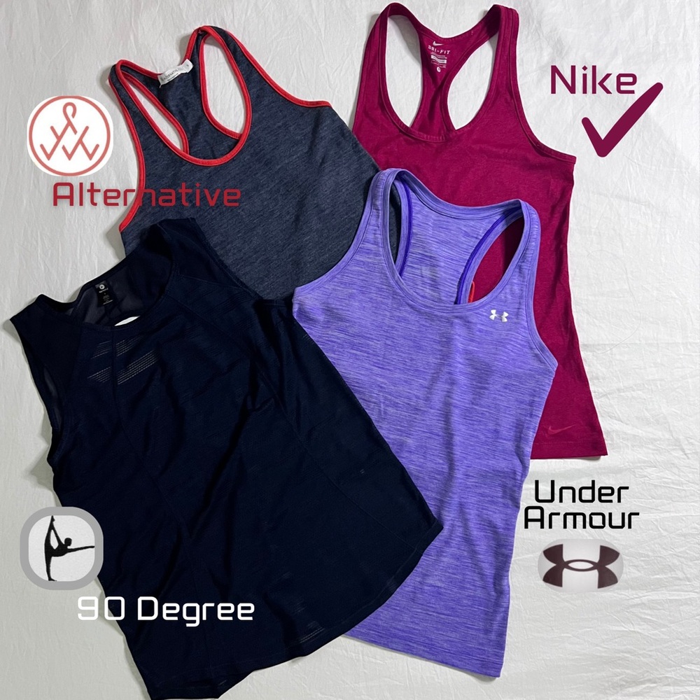 COPY - Mix Lot of Women Athletic Clothes Size S
Under Armour Nike Tanks Workout…